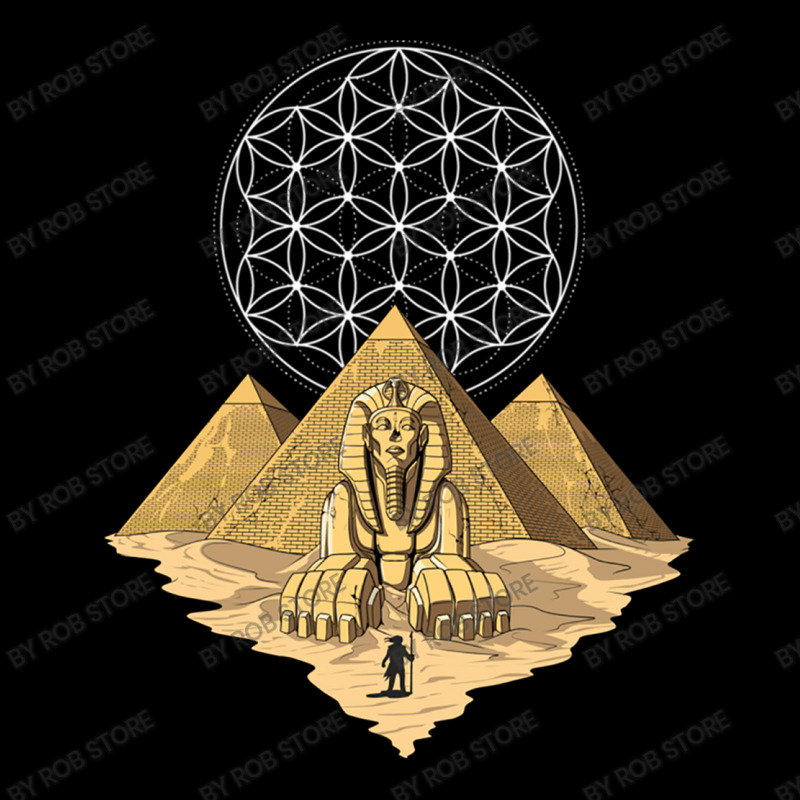 Egyptian Pyramids Sphinx Sacred Geometry Pocket T-shirt | Artistshot