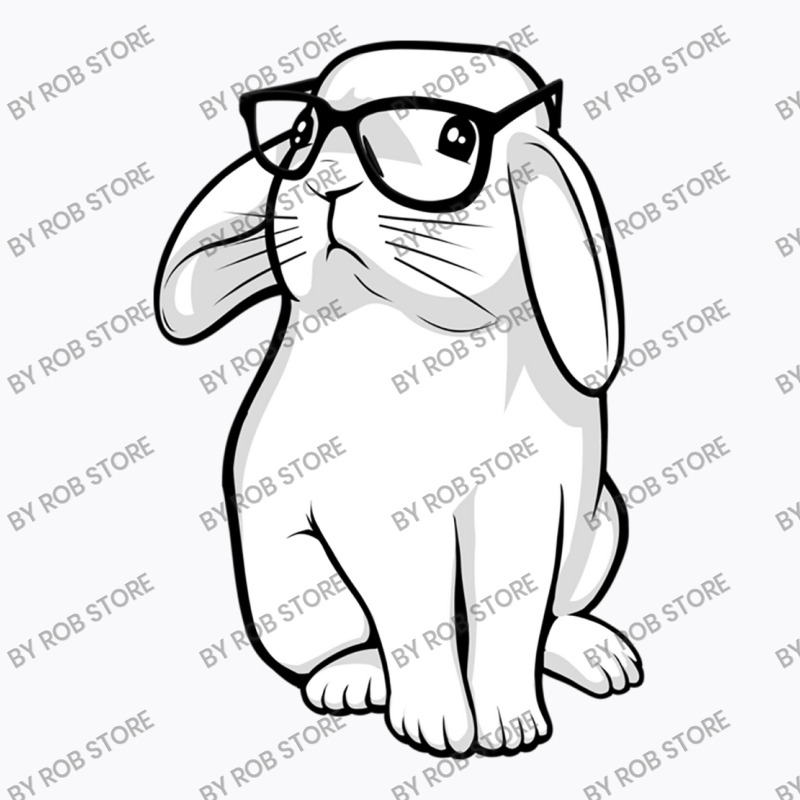 Hipster Rabbit Nerdy Bunny T-shirt | Artistshot