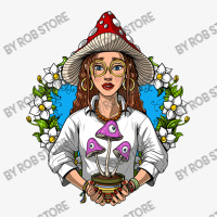 Hippie Magic Mushroom Shaman Ladies Fitted T-shirt | Artistshot