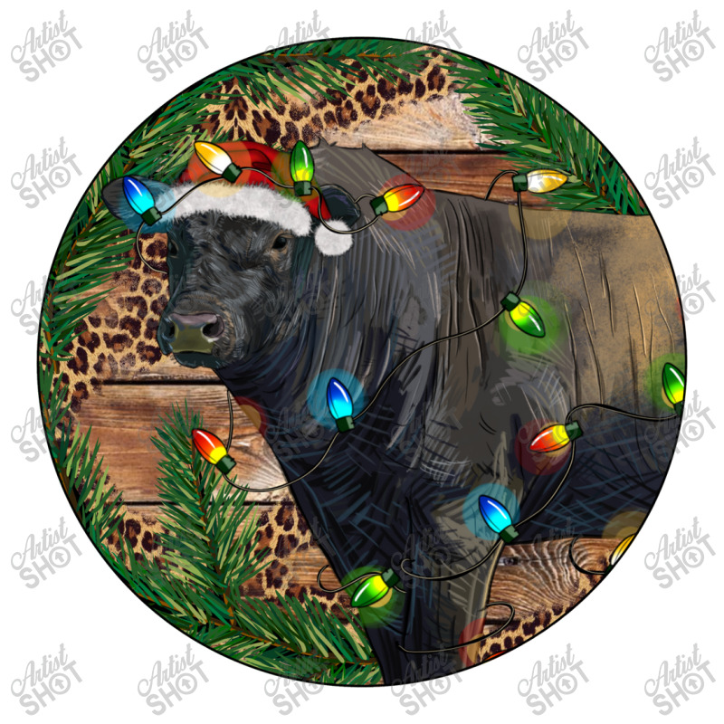 Black Angus Bull With Christmas Lights Baby Tee by RanaPortraitStore | Artistshot