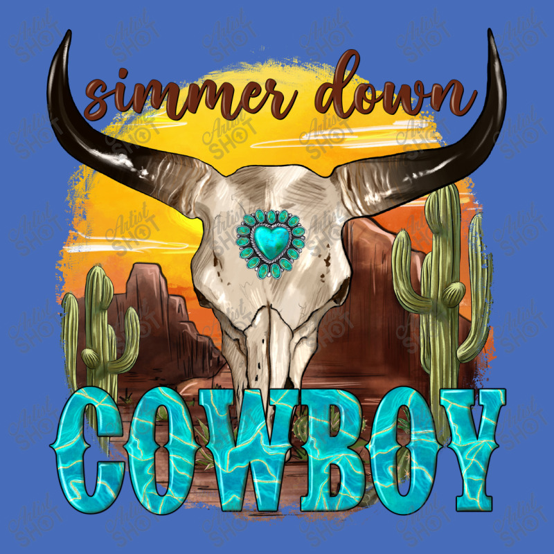 Simmer Down Cowboy Basic Youth T-shirt | Artistshot