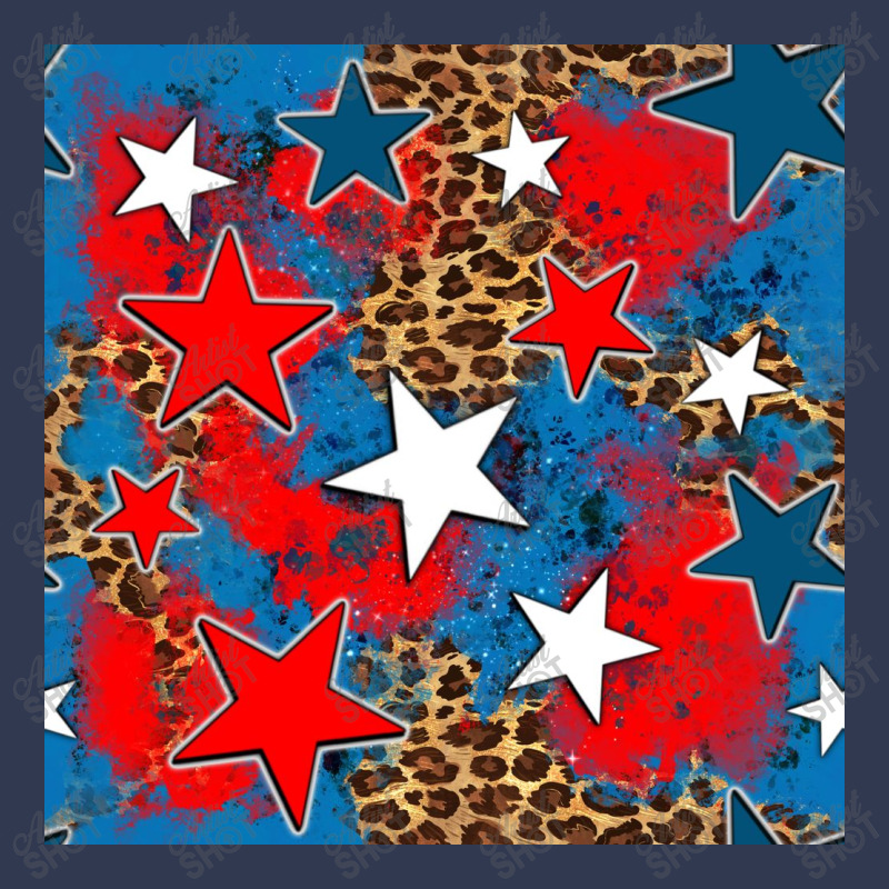 4th Of July Leopard Stars Seamless Digital Paper Basic Youth T-shirt by Neo Western | Artistshot