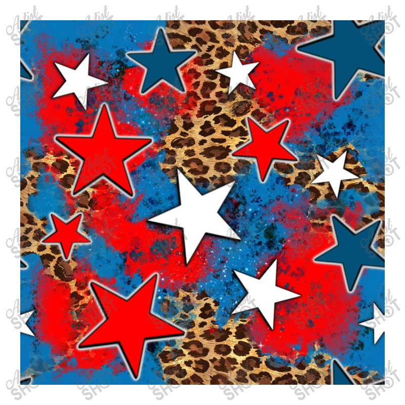 4th Of July Leopard Stars Seamless Digital Paper Toddler T-shirt by Neo Western | Artistshot