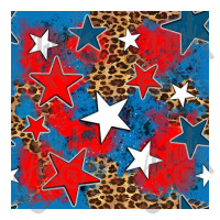 4th Of July Leopard Stars Seamless Digital Paper Baby Bodysuit | Artistshot