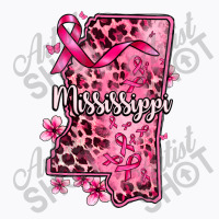 Cancer Awareness Ribbon Mississippi Map T-shirt | Artistshot