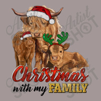 Cow And Calves Christmas With My Family Vintage Short | Artistshot