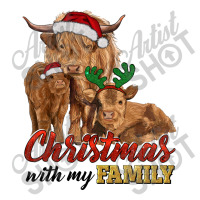 Cow And Calves Christmas With My Family Baby Bodysuit | Artistshot