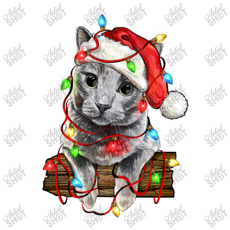 Christmas Russian Blue Cat Baby Tee by LillyAllenDesigns | Artistshot