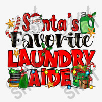 Santas Favorite Laundry Aide Ladies Fitted T-shirt | Artistshot