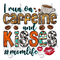 I Run On Caffeine And Kisses Mom Life Men's 3/4 Sleeve Pajama Set | Artistshot