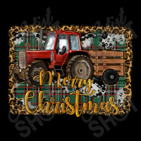 Merry Christmas Farm Tractor Cropped Sweater | Artistshot