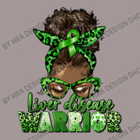 Liver Disease Warrior Afro Messy Bun Vintage Hoodie | Artistshot