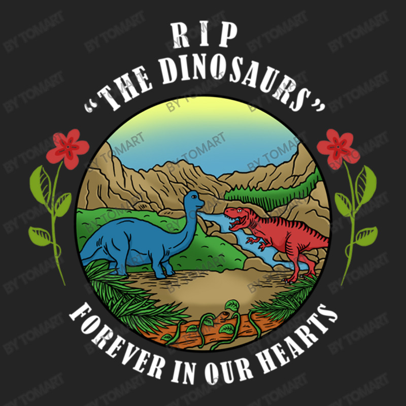 Rip The Dinosaurs Forever In Our Hearts 3/4 Sleeve Shirt | Artistshot