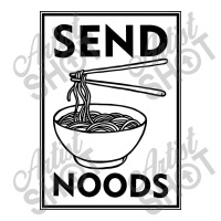 Send Noods Zipper Hoodie | Artistshot