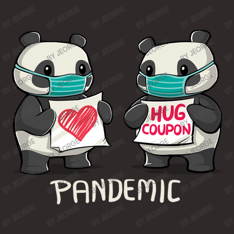 Pandemic   Social Distancing But Always Close To M Racerback Tank | Artistshot