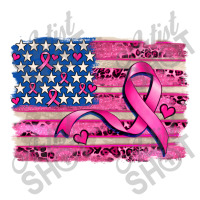 American Flag And  Cancer Ribbon Pattern Sticker | Artistshot