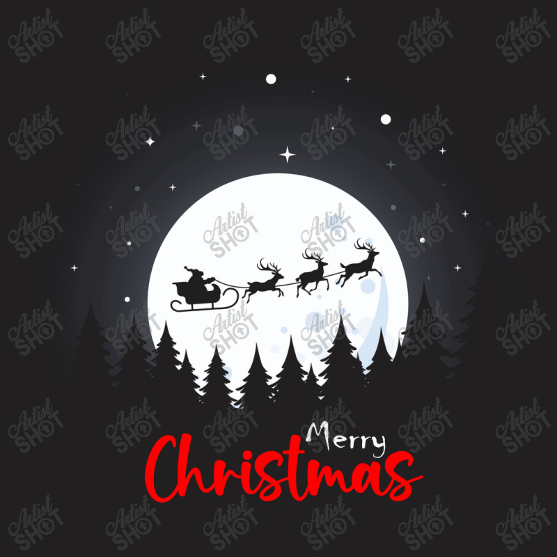 Christmas Contrast Moonlight T-shirt | Artistshot