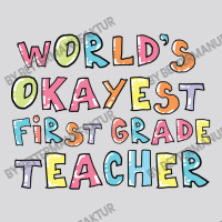 World S Okayest First Grade Teacher Gift Idea Women's Triblend Scoop T-shirt | Artistshot