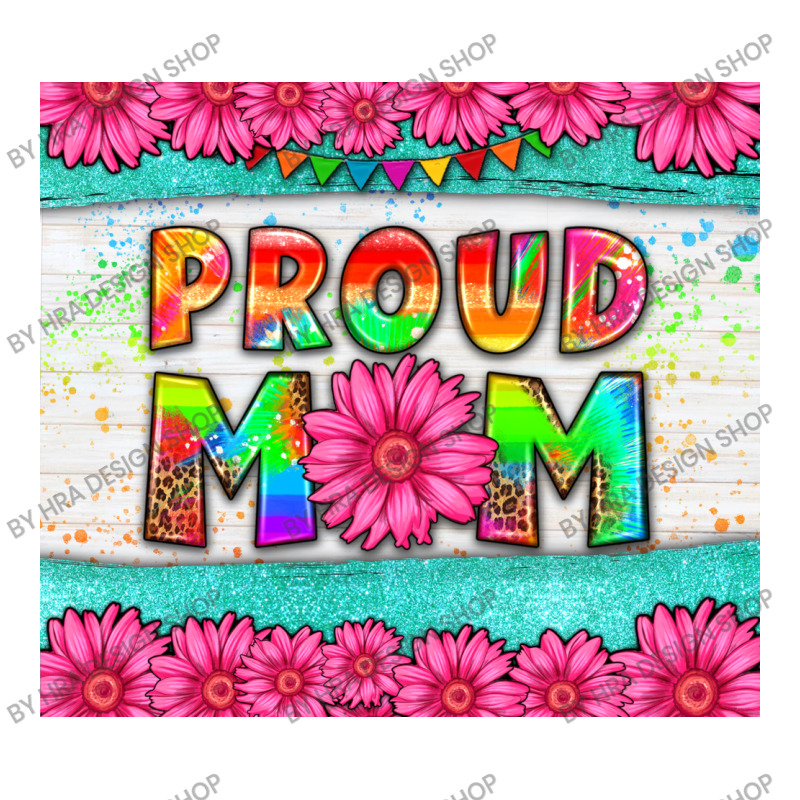 Proud Mom 3/4 Sleeve Shirt by HRA Design Shop | Artistshot