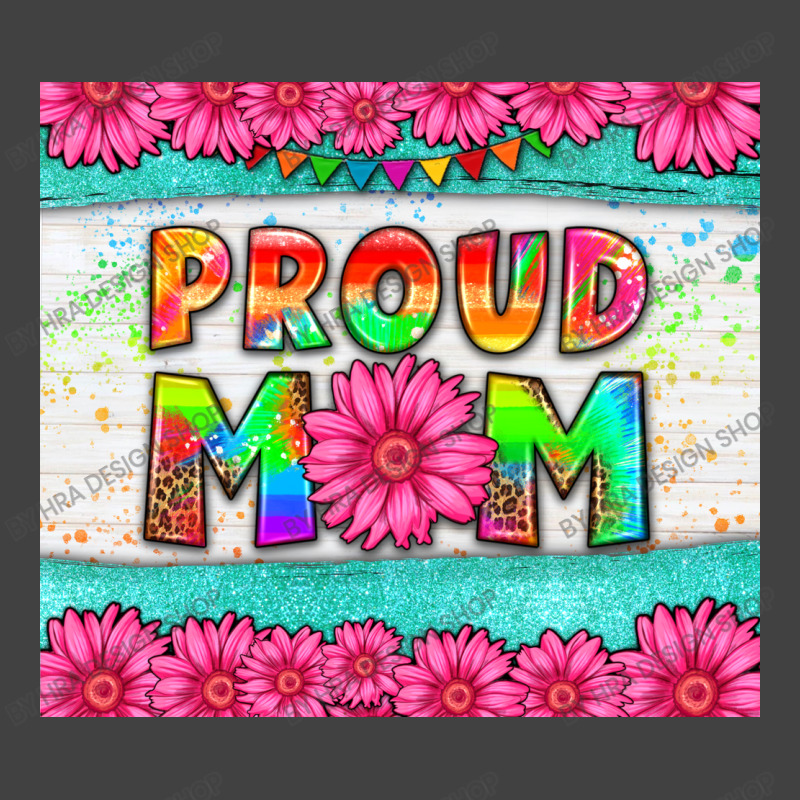 Proud Mom Vintage T-Shirt by HRA Design Shop | Artistshot