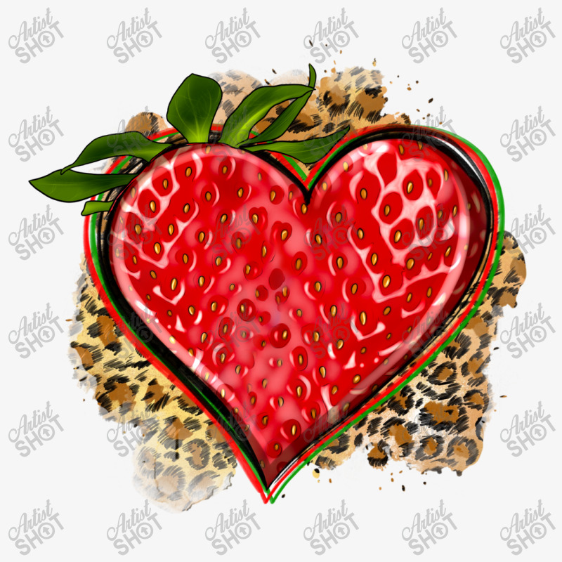 Strawberry Heart Ladies Fitted T-shirt | Artistshot