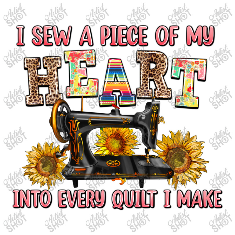 I Sew A Piece Of My Heart Into Every Quilt I Make Youth Tee by AdoDesignShop | Artistshot