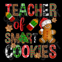 Teacher Of Smart Cookies Christmas Cropped Hoodie | Artistshot