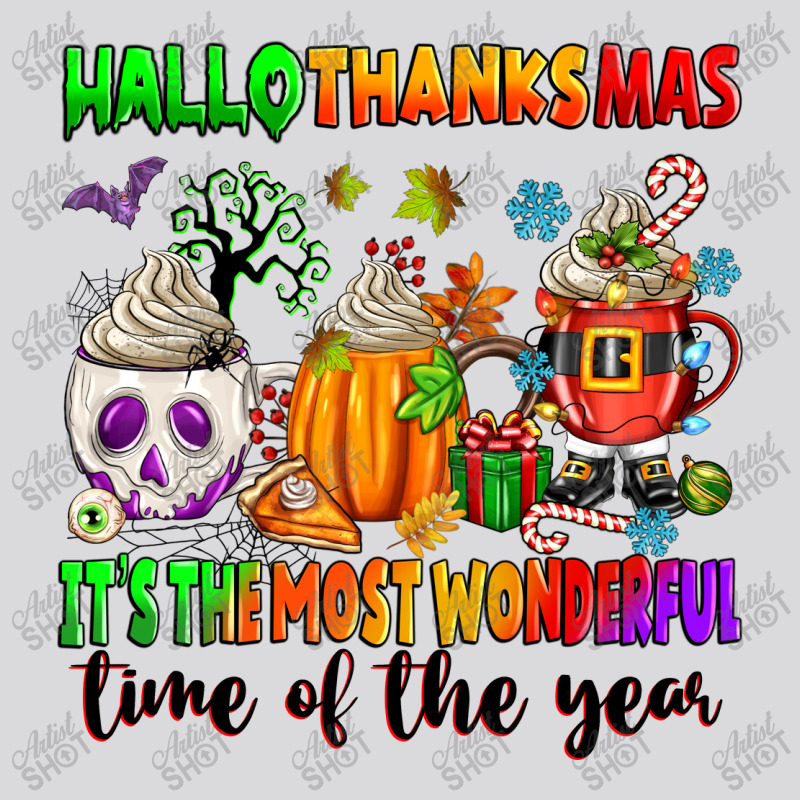 Hallothanksmas It's The Most Wonderful Time Women's Triblend Scoop T-shirt by Neo Western | Artistshot