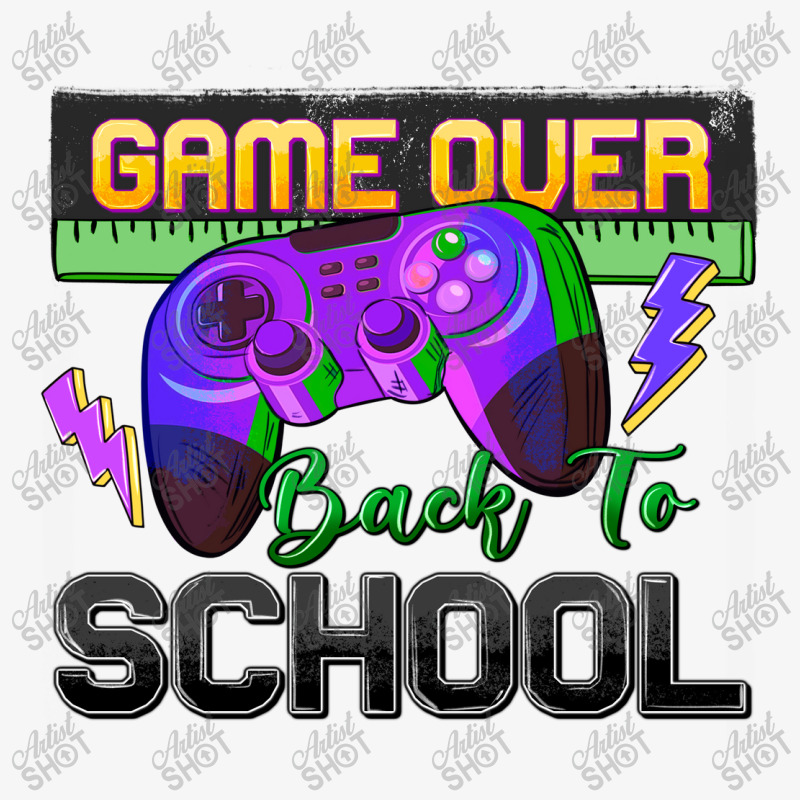 Game Over Back To School Ladies Fitted T-Shirt by Zillion Design Studio | Artistshot