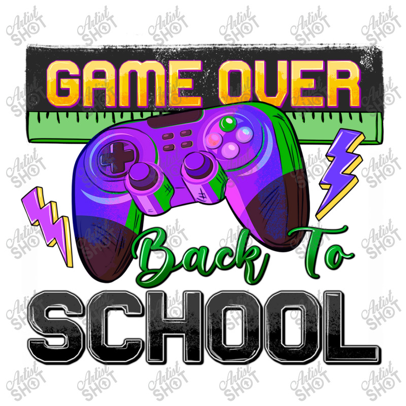 Game Over Back To School Crop Top by Zillion Design Studio | Artistshot