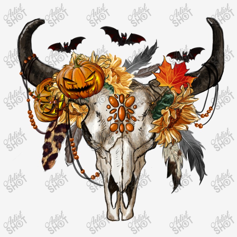 Halloween Bull Skull Classic T-shirt by RanaPortraitStore | Artistshot