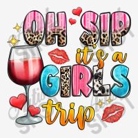 Oh Sip It's A Girl's Trip Baby Bibs | Artistshot