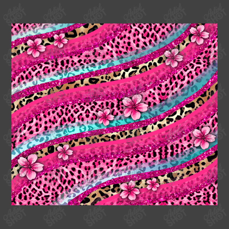 Hot Pink Leopard Glitter Vintage T-shirt | Artistshot