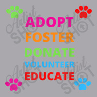 Adopt Foster Donate Volunteer Educate Dog Youth 3/4 Sleeve | Artistshot