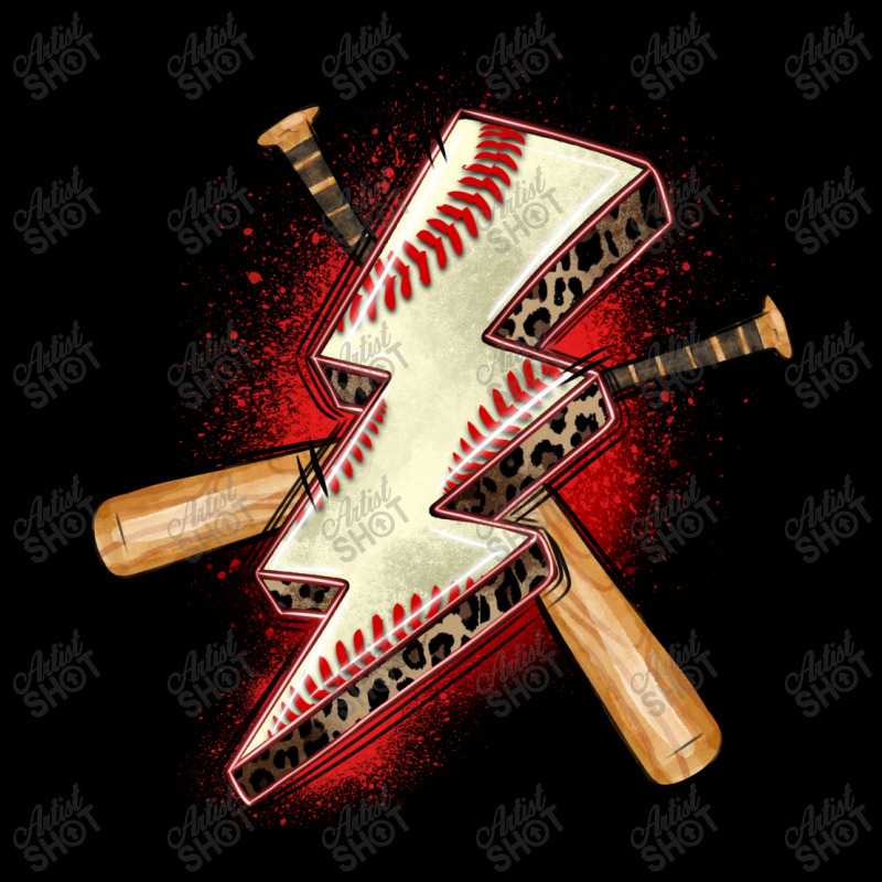 Baseball Lightning Bolt Long Sleeve Shirts by Zillion Design Studio | Artistshot