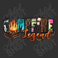 Campfire Legend Oval Leatherette Patch | Artistshot