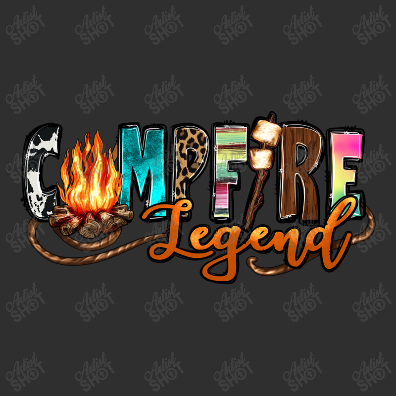 Campfire Legend Oval Leatherette Patch | Artistshot