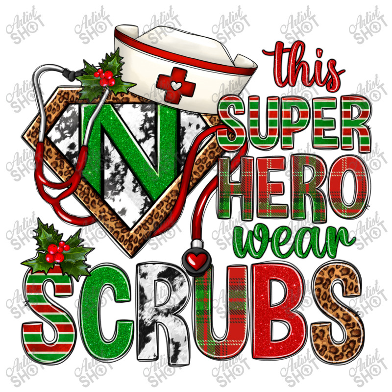 This Super Hero Wear Scrubs Christmas Crop Top by Neo Western | Artistshot