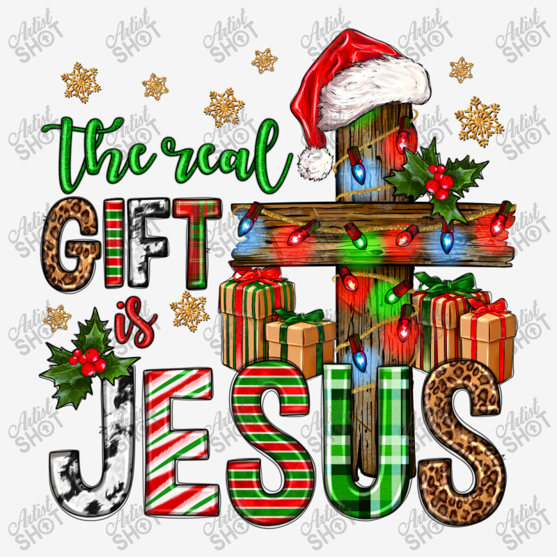 The Real Gift Is Jesus Christmas Toddler Hoodie by Neo Western | Artistshot