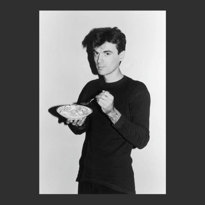 David Byrne Eating Cereal Poster 1 Adjustable Cap - Leatherette Patch by LukeReyes | Artistshot