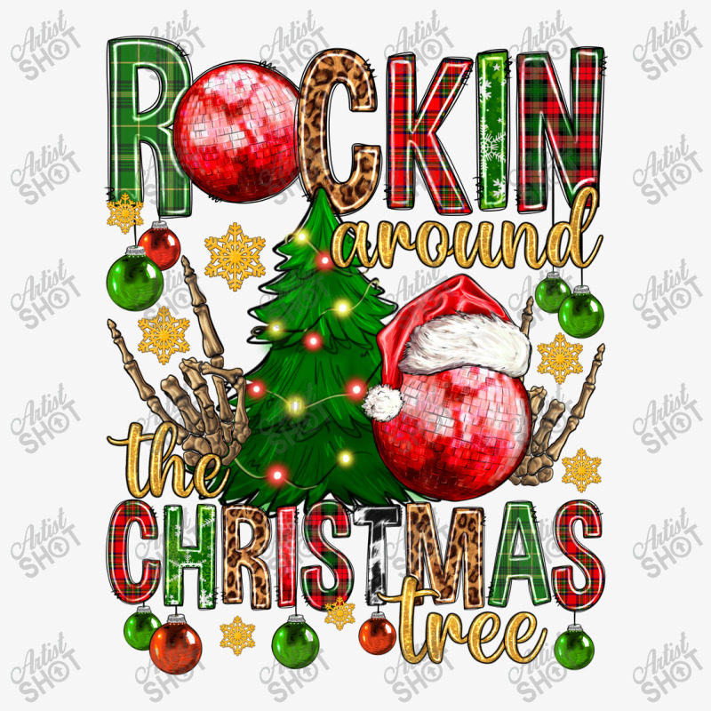 Rockin Around The Christmas Tree Ladies Fitted T-Shirt by Neo Western | Artistshot