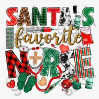 Santa's Favorite Nurse With Stethoscope Ladies Fitted T-shirt | Artistshot