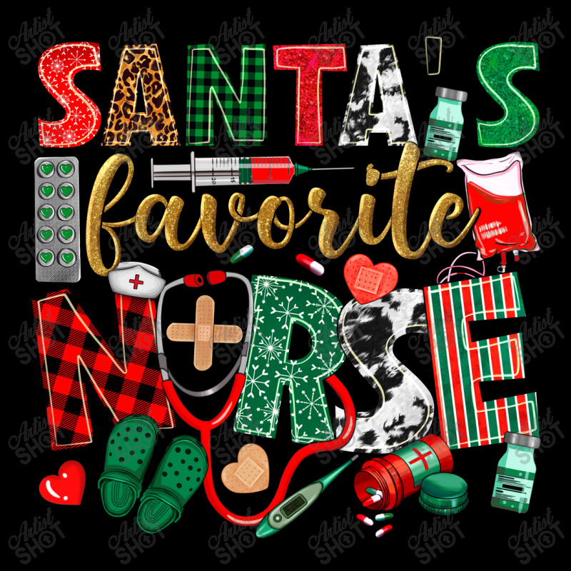 Santa's Favorite Nurse With Stethoscope Legging by Neo Western | Artistshot