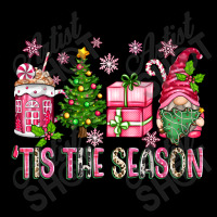 Pink Christmas 'tis The Season Gnome V-neck Tee | Artistshot