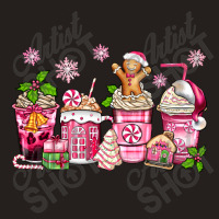 Pink Christmas Coffee Cups Tank Top | Artistshot