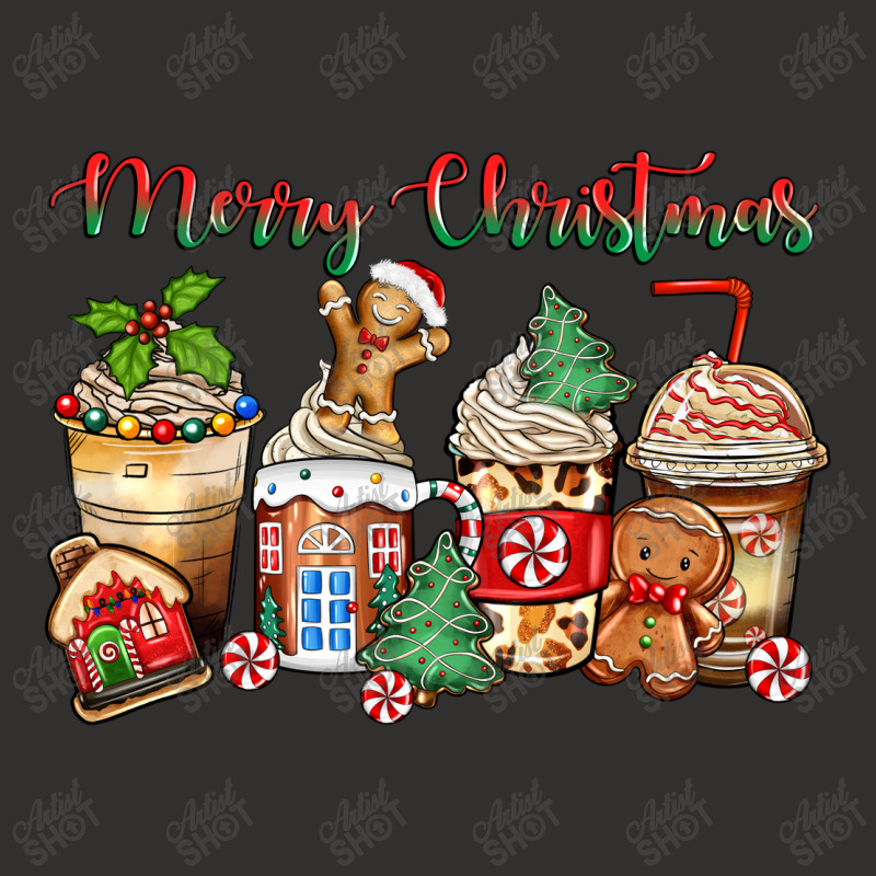 Merry Christmas Gingerbread Coffee Cups Champion Hoodie | Artistshot