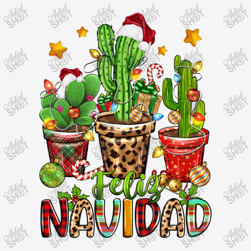 Christmas Cactus Feliz Navidad Graphic T-shirt | Artistshot