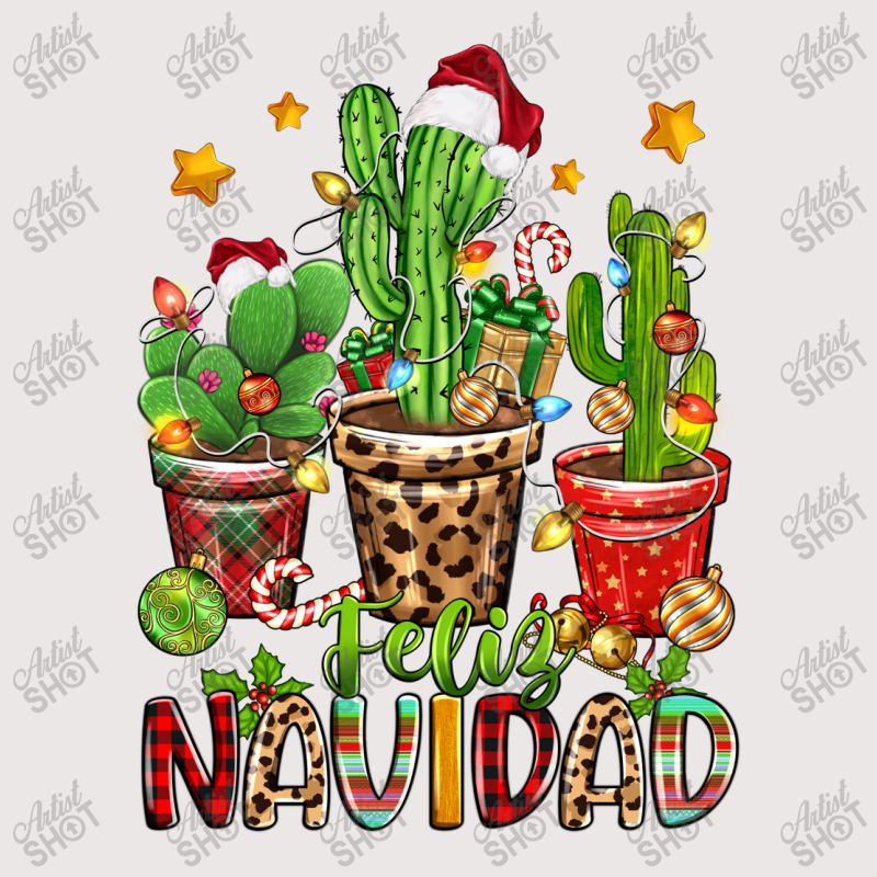 Christmas Cactus Feliz Navidad Pocket T-shirt | Artistshot