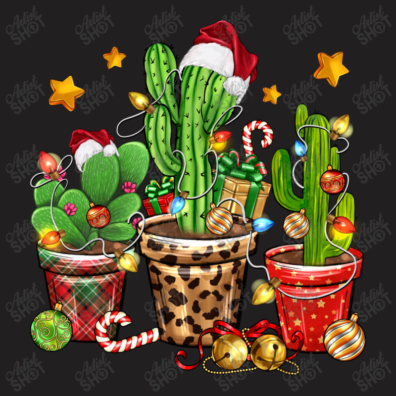 Christmas Cactus T-shirt | Artistshot