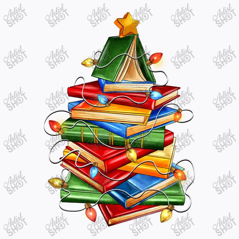 Book Christmas Tree T-shirt | Artistshot